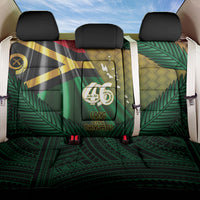 Long Live Vanuatu Independence Day Back Car Seat Cover 45th Anniversary Woven Pattern - Polynesian Pride