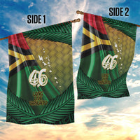 Long Live Vanuatu Independence Day Garden Flag 45th Anniversary Woven Pattern - Polynesian Pride