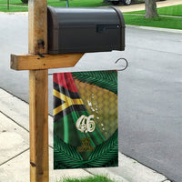 Long Live Vanuatu Independence Day Garden Flag 45th Anniversary Woven Pattern - Polynesian Pride