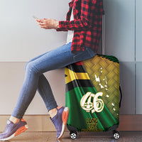 Long Live Vanuatu Independence Day Luggage Cover 45th Anniversary Woven Pattern - Polynesian Pride