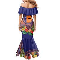 PNG New Ireland Province Family Matching Mermaid Dress and Hawaiian Shirt Niu Ailan Necklace Polynesian Tattoo LT14 - Polynesian Pride