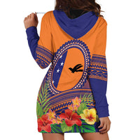 PNG New Ireland Province Hoodie Dress Niu Ailan Necklace Polynesian Tattoo LT14 - Polynesian Pride