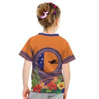 PNG New Ireland Province Kid T Shirt Niu Ailan Necklace Polynesian Tattoo LT14 - Polynesian Pride