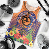 PNG New Ireland Province Men Tank Top Niu Ailan Necklace Polynesian Tattoo LT14 - Polynesian Pride