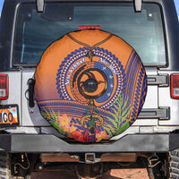 PNG New Ireland Province Spare Tire Cover Niu Ailan Necklace Polynesian Tattoo LT14 Orange - Polynesian Pride