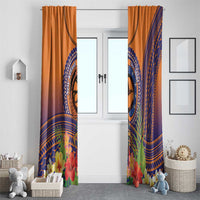 PNG New Ireland Province Window Curtain Niu Ailan Necklace Polynesian Tattoo LT14 - Polynesian Pride