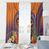 PNG New Ireland Province Window Curtain Niu Ailan Necklace Polynesian Tattoo LT14 - Polynesian Pride