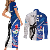 custom-fiji-and-samoa-rugby-couples-matching-short-sleeve-bodycon-dress-and-long-sleeve-button-shirts-2023-world-cup-samoan-mix-tapa-pattern