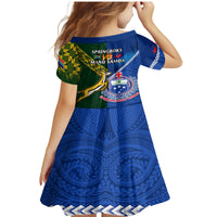 Samoa And South Africa Rugby Family Matching Mermaid Dress and Hawaiian Shirt 2023 World Cup Manu Samoa With Springboks LT14 - Polynesian Pride