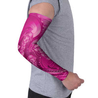 Pink Gradient Polynesia Jellyfish Arm Sleeves Plumeria Polynesian Tattoo Glowing Vibes