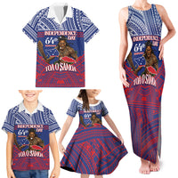 Personalised Samoa Independence Day Family Matching Tank Maxi Dress and Hawaiian Shirt 64th Anniversary Toa O Samoa LT14 - Polynesian Pride