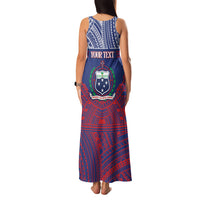 Personalised Samoa Independence Day Family Matching Tank Maxi Dress and Hawaiian Shirt 64th Anniversary Toa O Samoa LT14 - Polynesian Pride