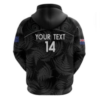 Custom New Zealand Silver Fern Football Hoodie Summer 2024 Olympic Go Aotearoa LT14 - Polynesian Pride