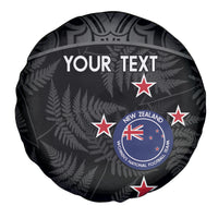 Custom New Zealand Silver Fern Football Spare Tire Cover Summer 2024 Olympic Go Aotearoa LT14 - Polynesian Pride