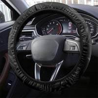 New Zealand Silver Fern Football Steering Wheel Cover Summer 2024 Olympic Go Aotearoa LT14 - Polynesian Pride