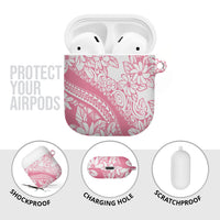 Polynesian Tiare Flower Pink Pastel Vibes AirPods Case