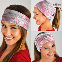 Polynesian Tiare Flower Pink Pastel Vibes Neck Gaiter