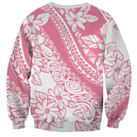 Polynesian Tiare Flower Pink Pastel Vibes Sweatshirt