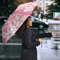 Polynesian Tiare Flower Pink Pastel Vibes Umbrella