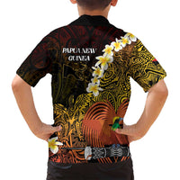 Papua New Guinea 1975 Family Matching Off Shoulder Maxi Dress and Hawaiian Shirt Create Our History Inspire Our Future LT14 - Polynesian Pride