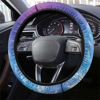 New Zealand Matariki Steering Wheel Cover Aotearoa Maori New Year Galaxy Maori Silver Fern LT14 - Polynesian Pride
