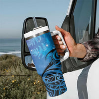 New Zealand Matariki Tumbler With Handle Aotearoa Maori New Year Galaxy Maori Silver Fern LT14 - Polynesian Pride