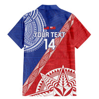 Tonga and Samoa Rugby Custom Family Matching Mermaid Dress and Hawaiian Shirt Ikale Tahi Manu Samoa Together LT14 - Polynesian Pride