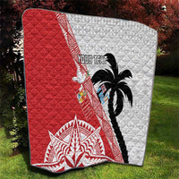 Fiji and Tonga Rugby Custom Quilt Flying Fijians Ikale Tahi Together Pacific - Polynesian Pride