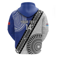 Fiji an Samoa Rugby Custom Hoodie Flying Fijians Manu Samoa Together Pacific - Polynesian Pride