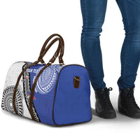 Fiji an Samoa Rugby Custom Travel Bag Flying Fijians Manu Samoa Together Pacific - Polynesian Pride