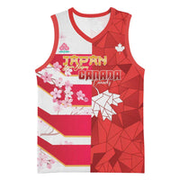 Canada and Japan Rugby Custom Basketball Jersey Canucks Brave Blossoms Together Pacific - Polynesian Pride