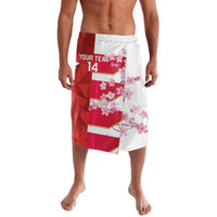 Canada and Japan Rugby Custom Lavalava Canucks Brave Blossoms Together Pacific - Polynesian Pride