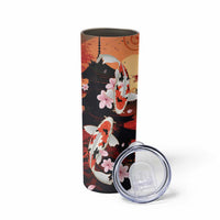 Hawaiian and Japanese Skinny Tumbler Koi Fish With Kanaka Polynesian Tattoo LT14 - Polynesian Pride