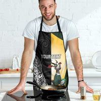 New Zealand and South Africa Rugby Custom Apron Maori Silver Fern Springbok Together LT14 - Polynesian Pride