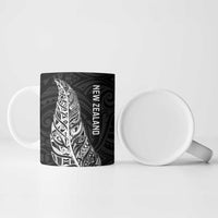 New Zealand and South Africa Rugby Ceramic Mug Maori Silver Fern Springbok Together LT14 - Polynesian Pride