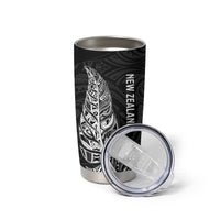 New Zealand and South Africa Rugby Tumbler Cup Maori Silver Fern Springbok Together LT14 - Polynesian Pride