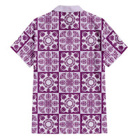 Poni Palaka Quilt Hawaii Family Matching Long Sleeve Bodycon Dress and Hawaiian Shirt Hawaiian Tropical Monstera Sea Turtle LT14 - Polynesian Pride