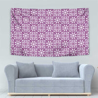 Poni Palaka Quilt Hawaii Tapestry Hawaiian Tropical Monstera Sea Turtle