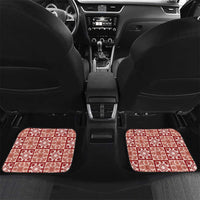 Ulaula Palaka Quilt Hawaii Car Mats Hawaiian Tropical Monstera Sea Turtle