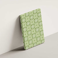 Omaomao Palaka Quilt Hawaii Canvas Wall Art Hawaiian Tropical Monstera Sea Turtle