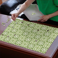 Omaomao Palaka Quilt Hawaii Puzzle Hawaiian Tropical Monstera Sea Turtle