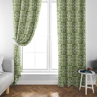 Omaomao Palaka Quilt Hawaii Window Curtain Hawaiian Tropical Monstera Sea Turtle