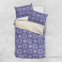Polu Palaka Quilt Hawaii Bedding Set Hawaiian Tropical Monstera Sea Turtle