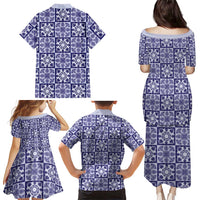 Polu Palaka Quilt Hawaii Family Matching Puletasi and Hawaiian Shirt Hawaiian Tropical Monstera Sea Turtle LT14 - Polynesian Pride