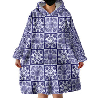 Polu Palaka Quilt Hawaii Wearable Blanket Hoodie Hawaiian Tropical Monstera Sea Turtle LT14 - Polynesian Pride