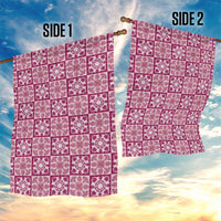 Akala Palaka Quilt Hawaii Garden Flag Hawaiian Tropical Monstera Sea Turtle