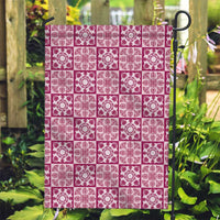 Akala Palaka Quilt Hawaii Garden Flag Hawaiian Tropical Monstera Sea Turtle
