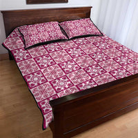 Akala Palaka Quilt Hawaii Quilt Bed Set Hawaiian Tropical Monstera Sea Turtle