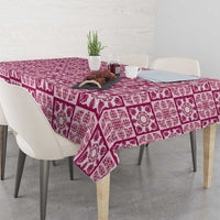 Akala Palaka Quilt Hawaii Tablecloth Hawaiian Tropical Monstera Sea Turtle