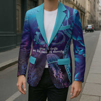 Polynesia Jellyfish Memorial Personalised Blazer Infinity Jellies Polynesian Pattern